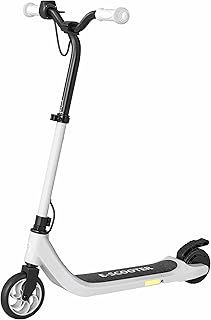 HOMCOM E Scooter Elektro Scooter mit 120W Motor Elektroroller Reichweite 6 km, max. Geschwindigkeit 8 km/h, Belastung bis 50 kg, E Roller Schwarz+Weiß