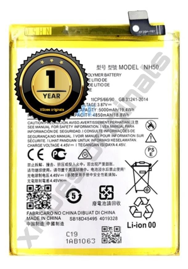 Image of NH50 Battery for Motorola G22 Dual Sim PATW0000IN, XT2231-2 Battery with 1 Year Warranty** (B120)