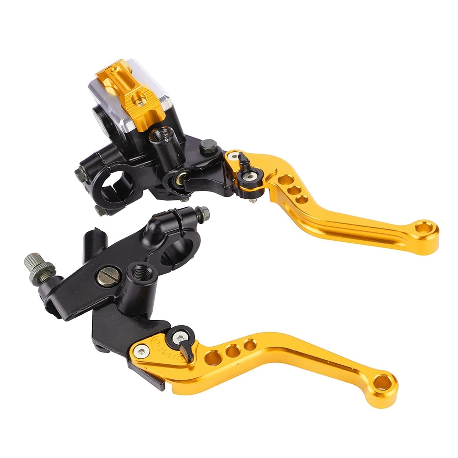 YWQJIOPM Motorcycle Brake Clutch Lever 1 Pair Universal Motorcycle Brake Clutch Lever Master Cylinder Lever 7/8" 22mm Brake Clutch Lever Handle Clutch Lever