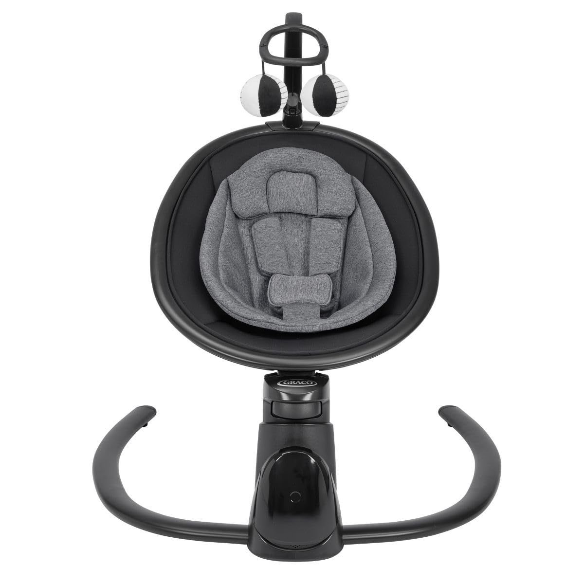 Graco Sway 'n Grow - Chupete Bluetooth con barra de juguetes, adecuado desde el nacimiento hasta aprox. 4 años (0-18 kg), con 6 movimientos de balanceo, vibración de 4 velocidades, música, ajuste de
