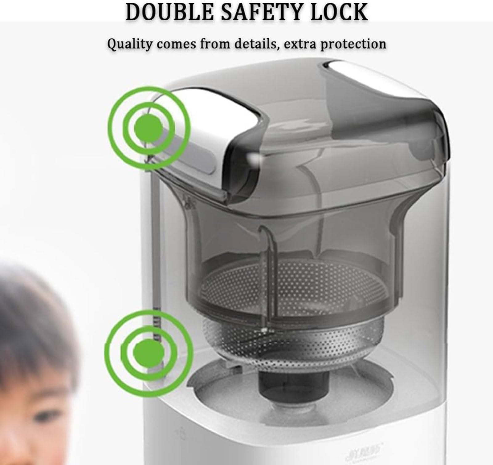 Molinillo de arroz automático, 300 W eléctrico con bloqueo de seguridad, 7 engranajes para descascarar arroz integral y germinal, capacidad de 480 ml