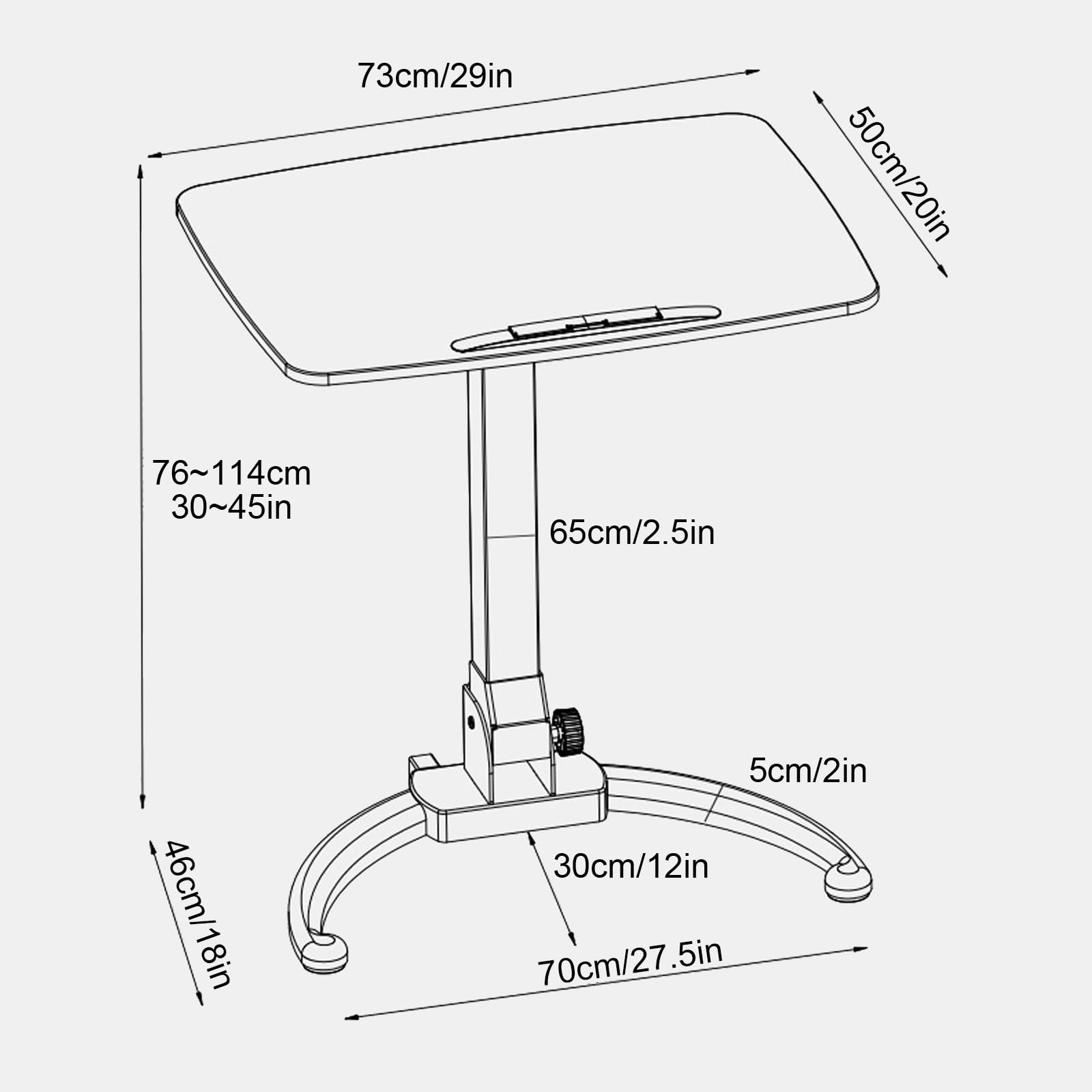 Amazon | スタンディングデスク 昇降式 ポータブルフロアレクターン