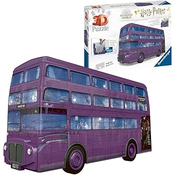 Ravensburger Harry Potter Gifts Knight Bus 3D Jigsaw Puzzle 216 Pieces