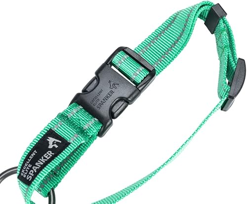 Miniatura 6 de EXCELLENT ELITE SPANKER Collar reflectante para perro, clásico collar ajustable de nailon transpirable para mascotas con hebilla de liberación