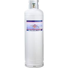 Flame King 100LB Empty Propane Tank with Wheels, Horizontal & Vertical LP Cylinder with Built-in Gauge for Fire Tables, Fire Pits, Patio Heaters, Barbeques, Lunch Trucks, Weed Torches & Truck Campers