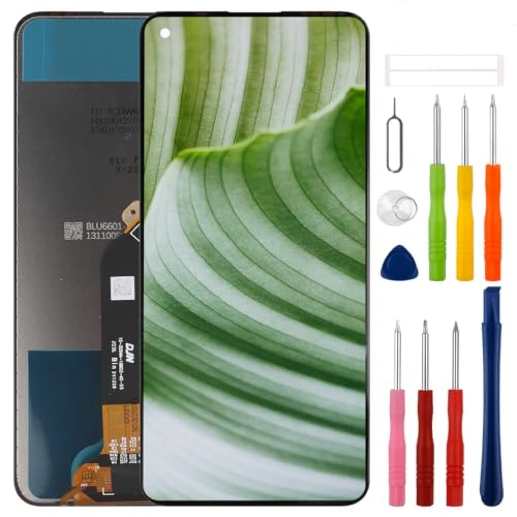 SWARK New LCD Display Replacement for Tecno Camon 18i CG6 LCD Screen Digitizer Assembly Replacement with Upgraded Repair Tools Kit-Black