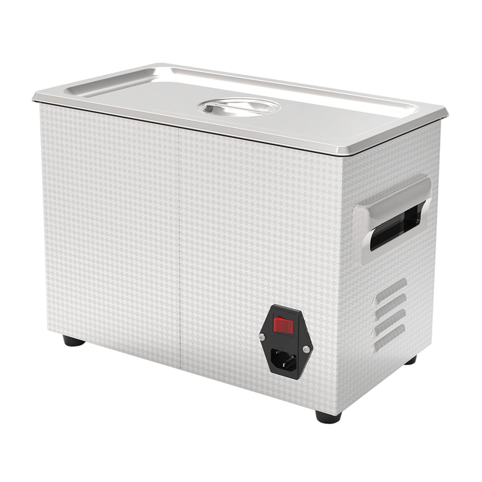Limpiador ultrasónico Limpiador ultrasónico 4. 5L 180W Dial de acero inoxidable Ajuste del calentador Temporizante Temporización de la boquilla del inyector de combustible médico para uso diario