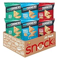 PopCorners Popped Corn Snacks, Core 3 Flavor Pack, 1 Ounce (Pack of 20) (Packaging May Vary)