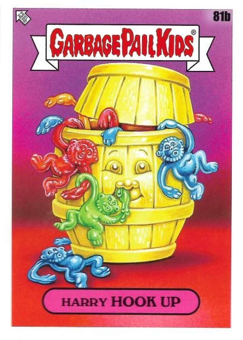 GARBAGE PAIL KIDS ガーベッジペイルキッズ 84-124AとB 2024 Topps Garbage Pail Kids: Kids At Play #81b Harry Hook Up