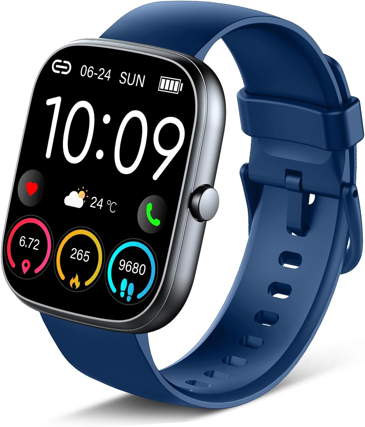 Smart Watch, 1.91″ Smartwatch with Answer/Make Calls, 110+ Sports Step Counter for Android iOS Phone Smart Watch, 1.91″ Smartwatch with Answer/Make Calls, 110+ Sports Step Counter for Android iOS Phone