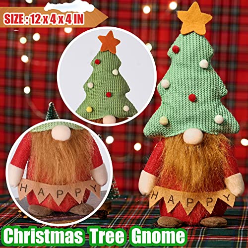 Christmas-Gnomes-Plush-Elf-Decoration2PCS-Handmade-Santa-Xmas-Tree-Gingerbread-Gnomes-for-Home-Office-Farmhouse-Table-Ornament-Tiered-Tray-Party-Decor Christmas Gnomes Plush Elf Decoration2PCS Handmade Santa Xmas Tree Gingerbread Gnomes for Home Office Farmhouse Table Ornament Tiered Tray Party Decor