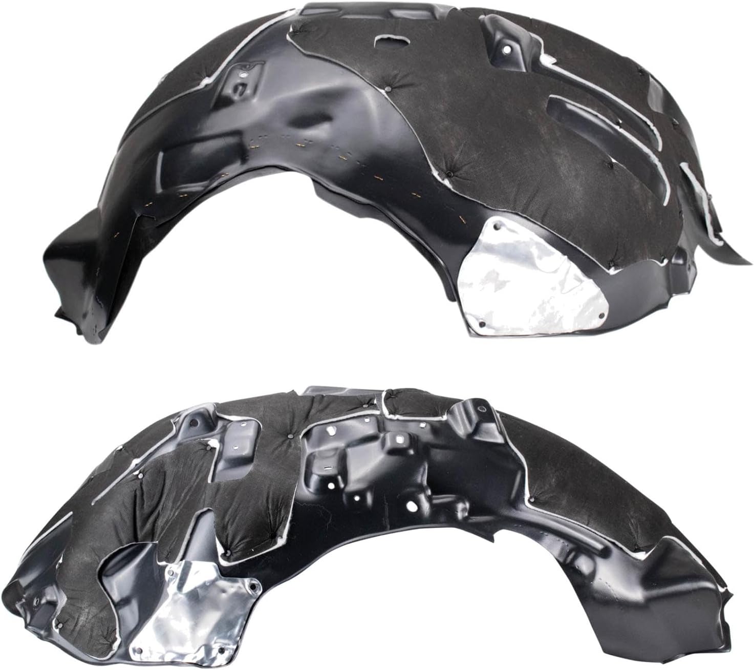 TRQ Inner Fender Liner Set Compatible with 2021 Ford F-150 FO1248214 FO1249214