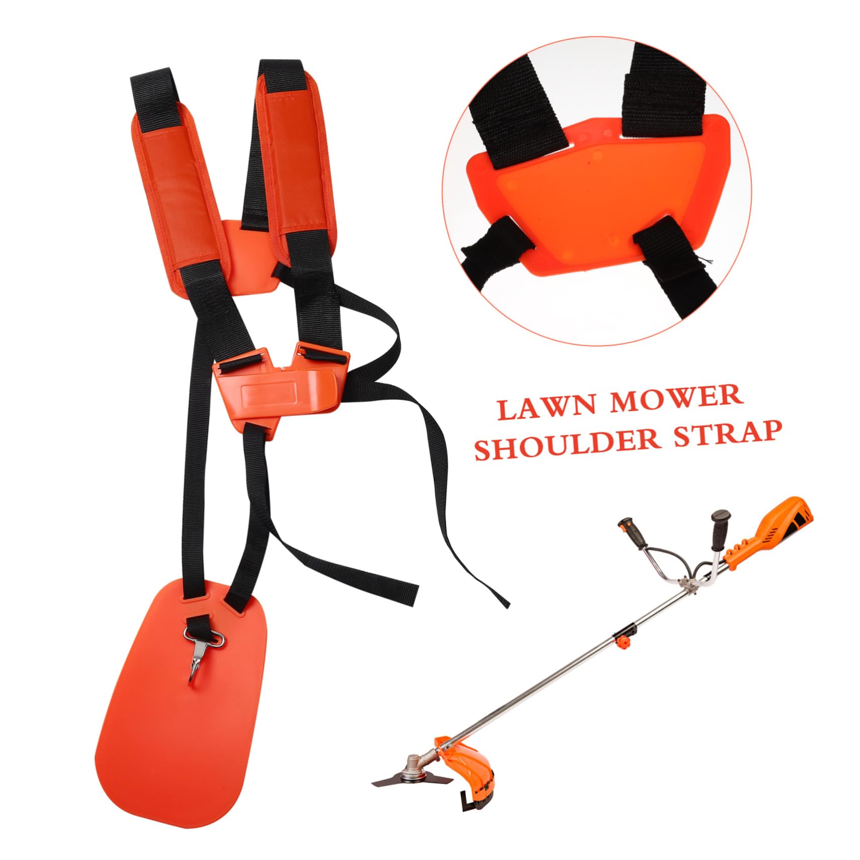 Gatuida Arnés para Desbrozadora y Cortacésped De Hombro y para Jardinería Strap para Recortadora De Césped