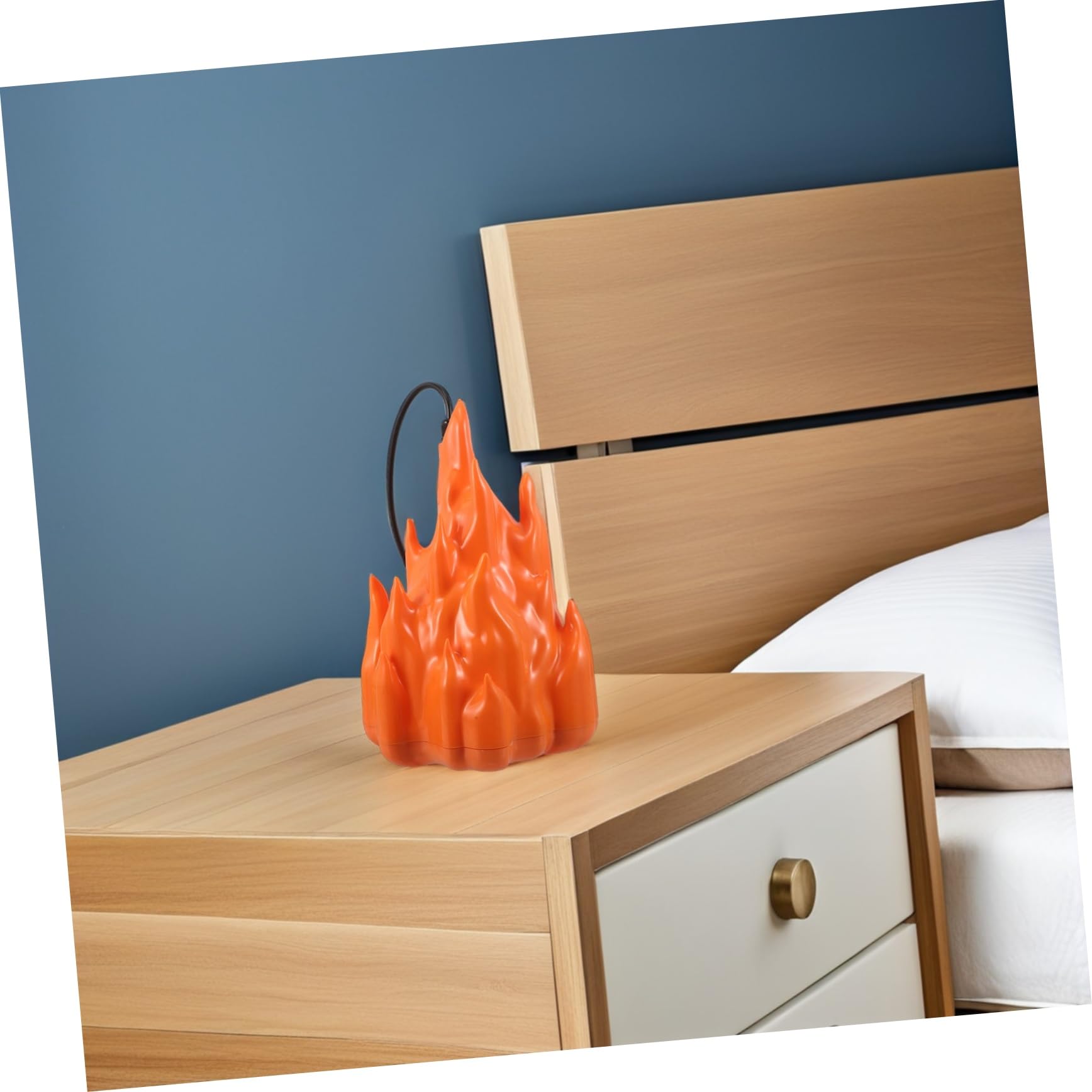 Ciieeo Lampadina Effetto Fiamma LED Luce Notturna senza Fiamma per Stufa per Camera da Letto e Soggiorno Decorativa e Sicura