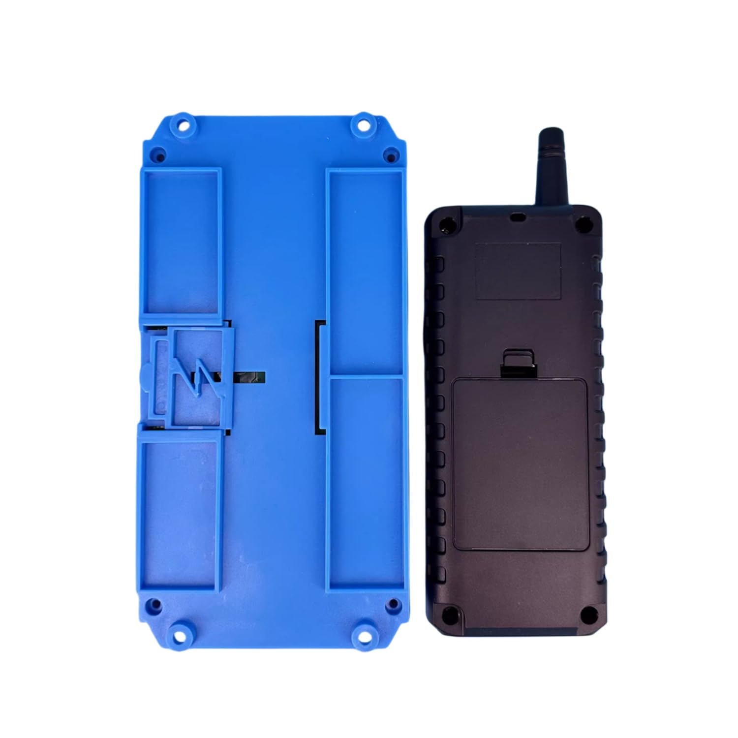 1 set 12 canali DC12 V / 24 V 36 V ricevitore radio + trasmettitore manuale con feedback, frequenza radio 434 MHz 200 m con antenna, radiocomando, gru azionamenti lineari