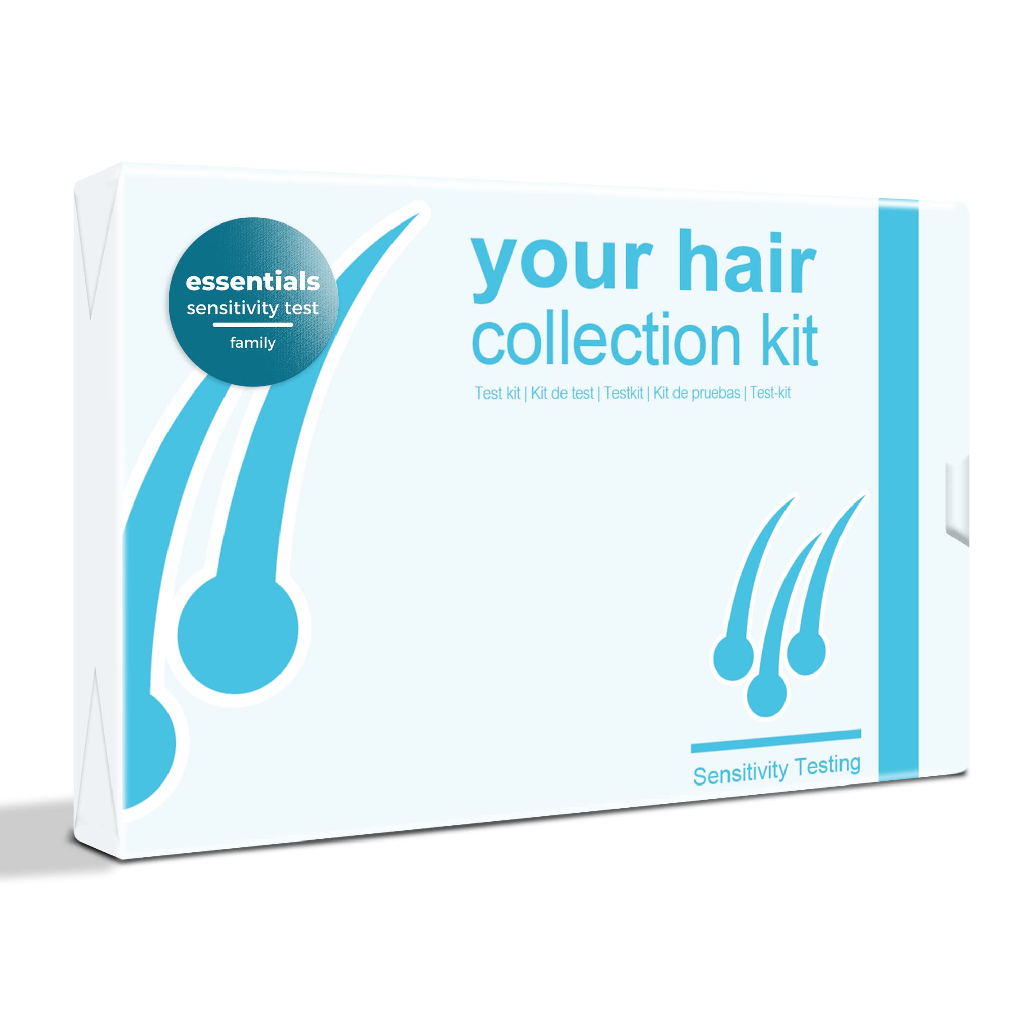 Food Intolerance Test kit, Easy to Use Food Sensitivity Test kit for Adults, at Home Food Allergy Test kit, Dietary, Pollen, Gluten Intolerance (500 Items Tested, Family Pack)