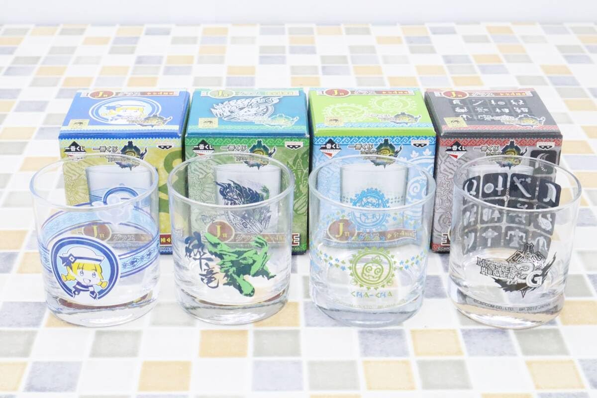 Amazon.co.jp: モンハングッズ｜モンハン 一番くじ MH3G グラス J賞 全