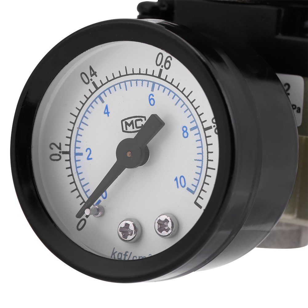 AR2000-02 Régulateur de Pression pour Filtre à Air Combos G1/4 avec Manomètre