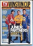 TV GUIDE WINSTON CUP NASCAR PREVIEW 2003-DALE EARNHARDT JR-WALTRIP-COLOR PIX