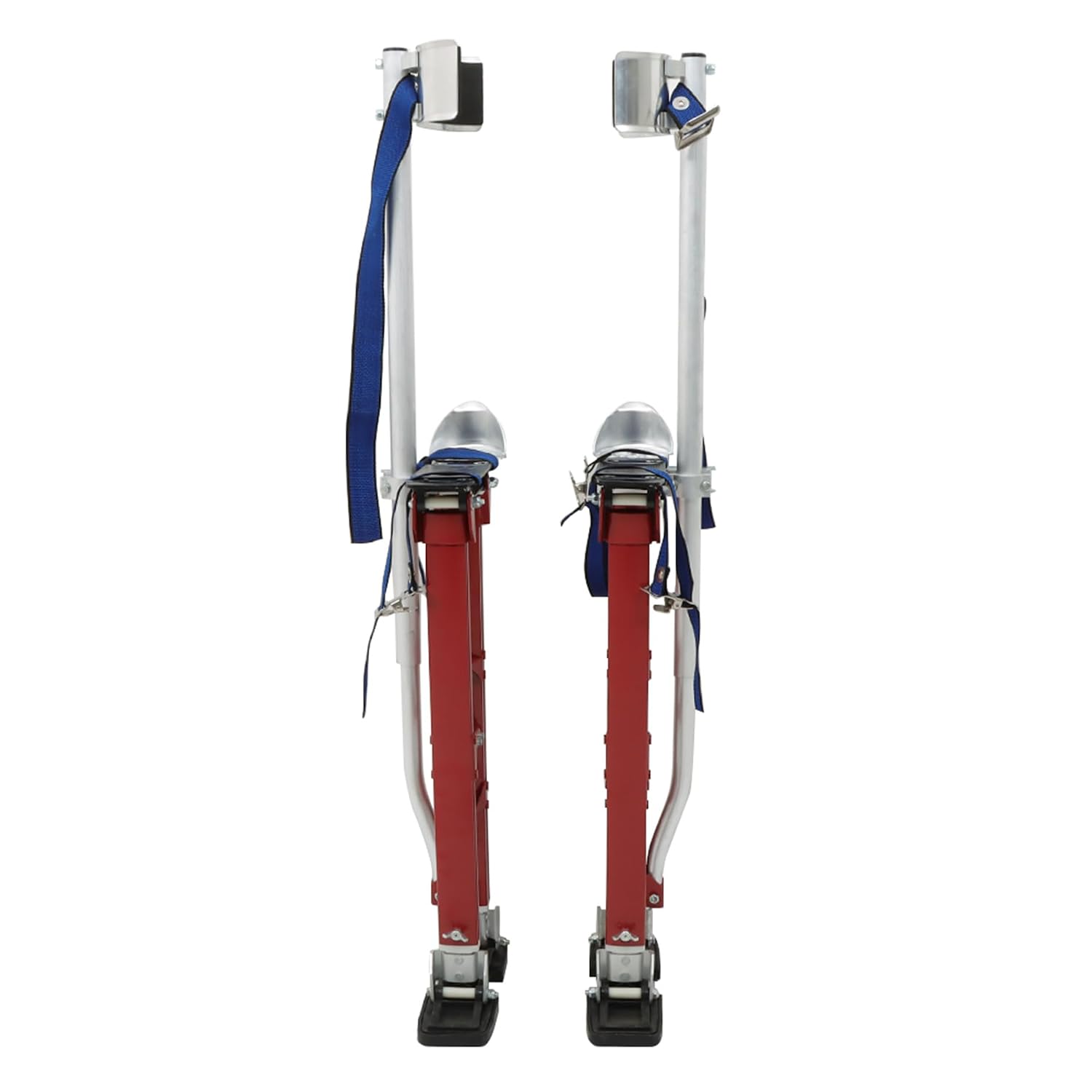 kimllier 18-30 Inch Drywall Stilts Red Aluminum Alloy Stilts Adjustable Height Fit for Work High Above The Ground