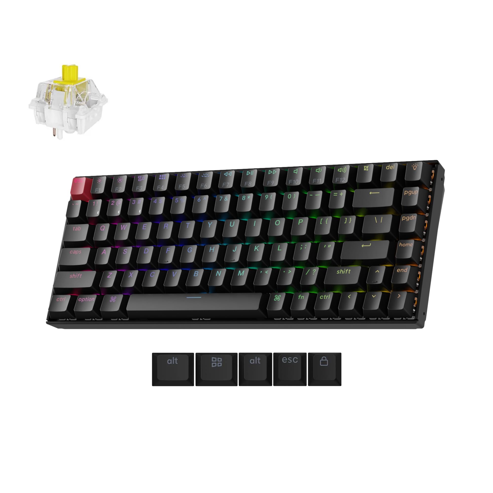 Amazon.com: Keychron K2 75% Layout QMK Wireless and Wired Options