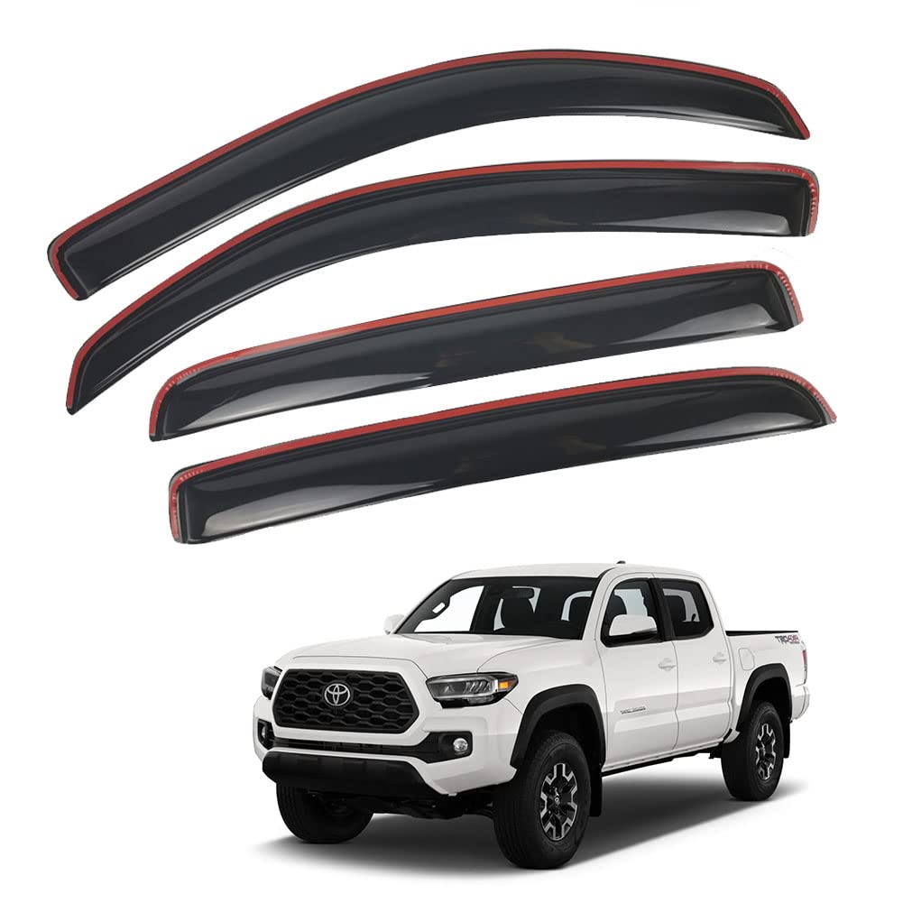 Photo 1 of HANSTRONG GEAR Rain Guards in-Channel 4pcs Dark Tinted  