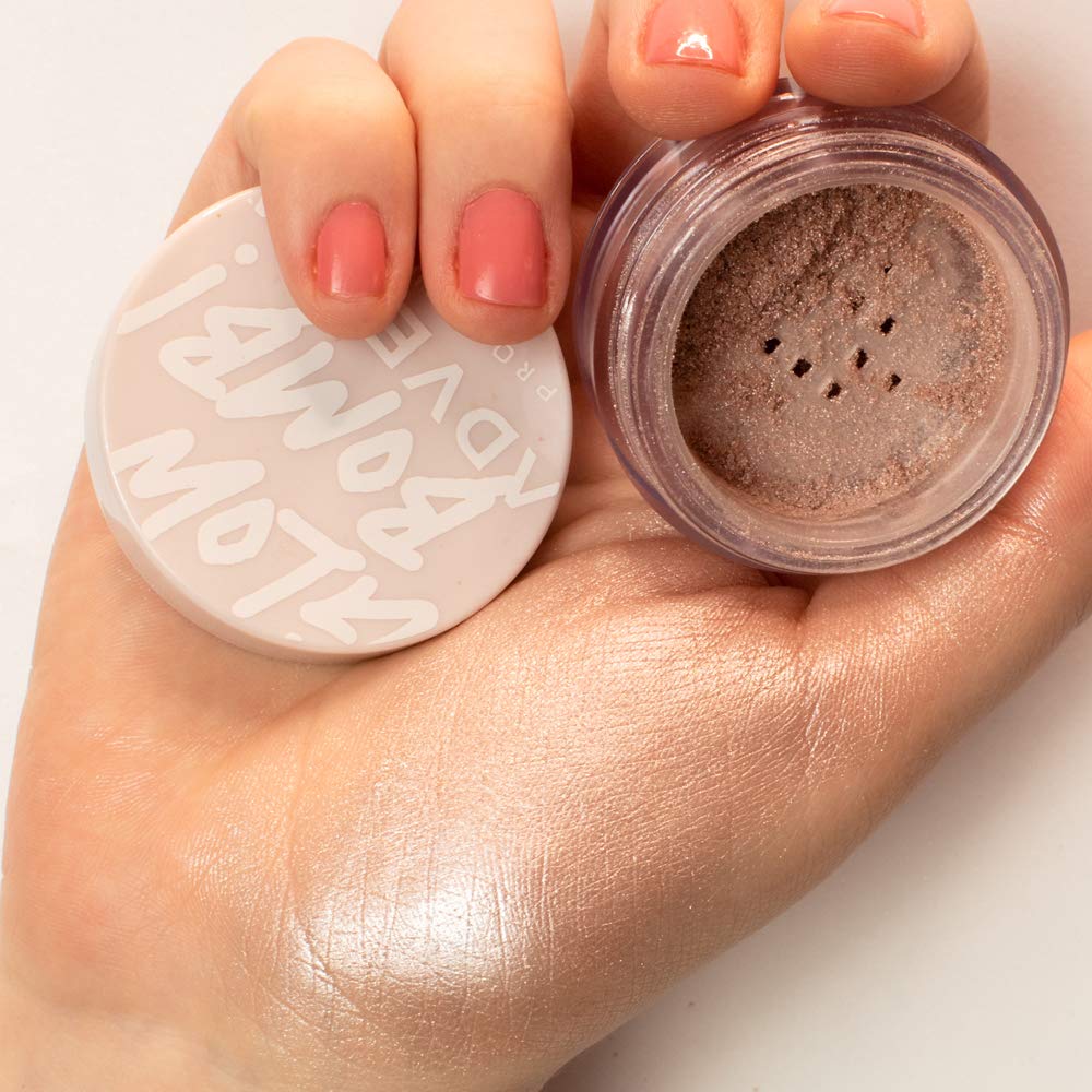 ADVERSA - Highlighter Makeup - GLOW BOMB Collection - Illuminating Powder, VEGAN Face Makeup, Powder Makeup, Beauty & Personal Care - Cruelty Free, Gluten & Paraben Free - Color Light Rose 1