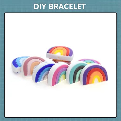Miniatura 3 de LAYOWT 10 cuentas de silicona de animales lindos para hacer joyas a pulseras cadena de bricolaje para joyería de bricolaje accesorios de cuentas