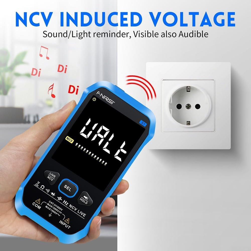 Multimètre Digital S1 ABS Compact Testeur Électrique