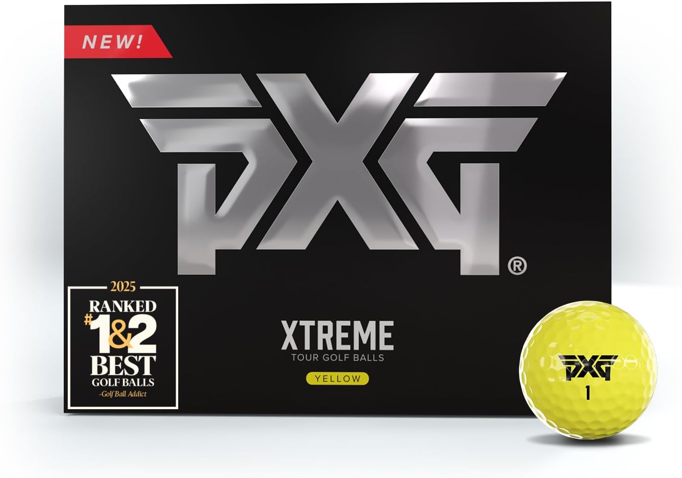 - Golf Xtreme Tour Golf Balls for Men, 12 Pack, 4 Sleeves