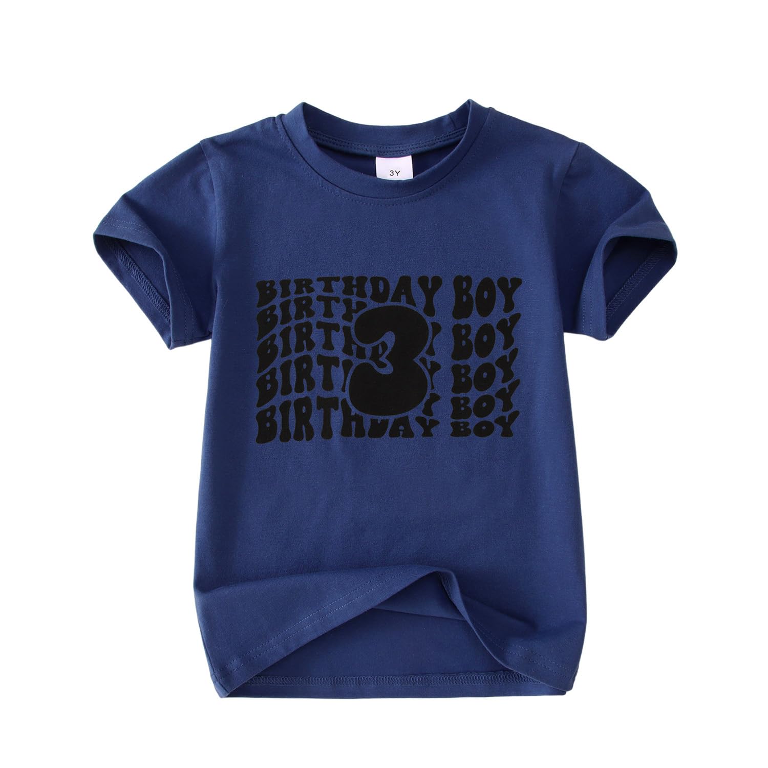SOFEON Birthday Boy Shirt Toddler Boy 2nd 3rd 4th 5th 6th Birthday T-Shirt Kids 2-6 Years Old Birthday Gift Tees Party Top