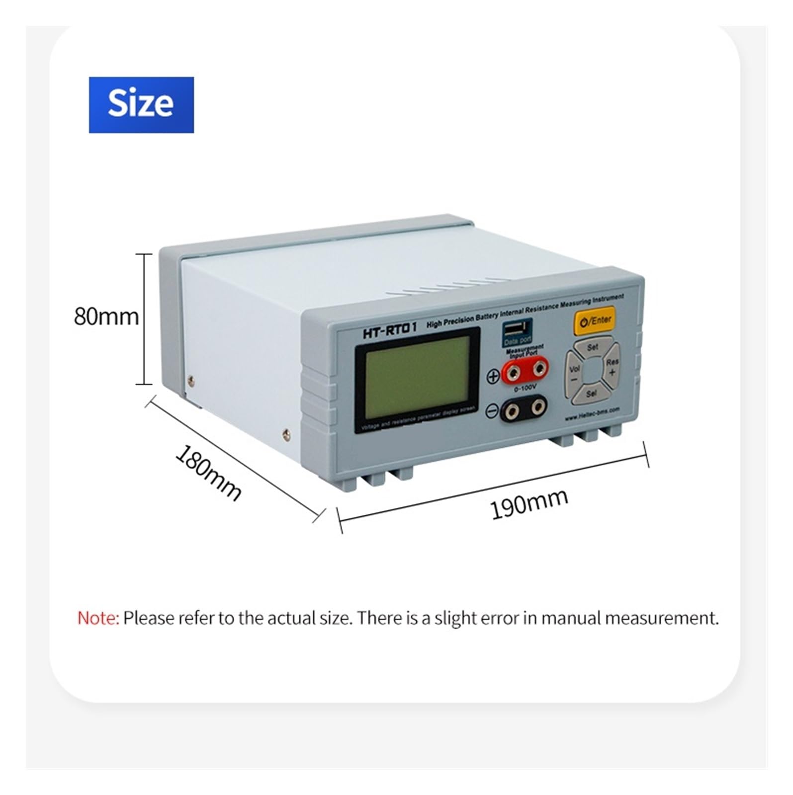 Tester per Batterie, Strumento for tester di resistenza interna del pacco batteria al litio alta precisione/tensione for