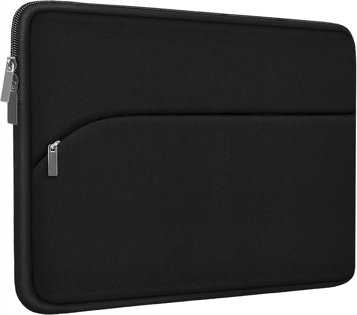 Laptop Case, 15 inch Laptop Sleeve for 2023 MacBook Air 15 inch M2 A2941/Pro A1990 A1707, Traveling Computer Bag with Front Pocket, 15.4 inch Laptop Cover for HP ASUS Dell Acer Lenovo, Black