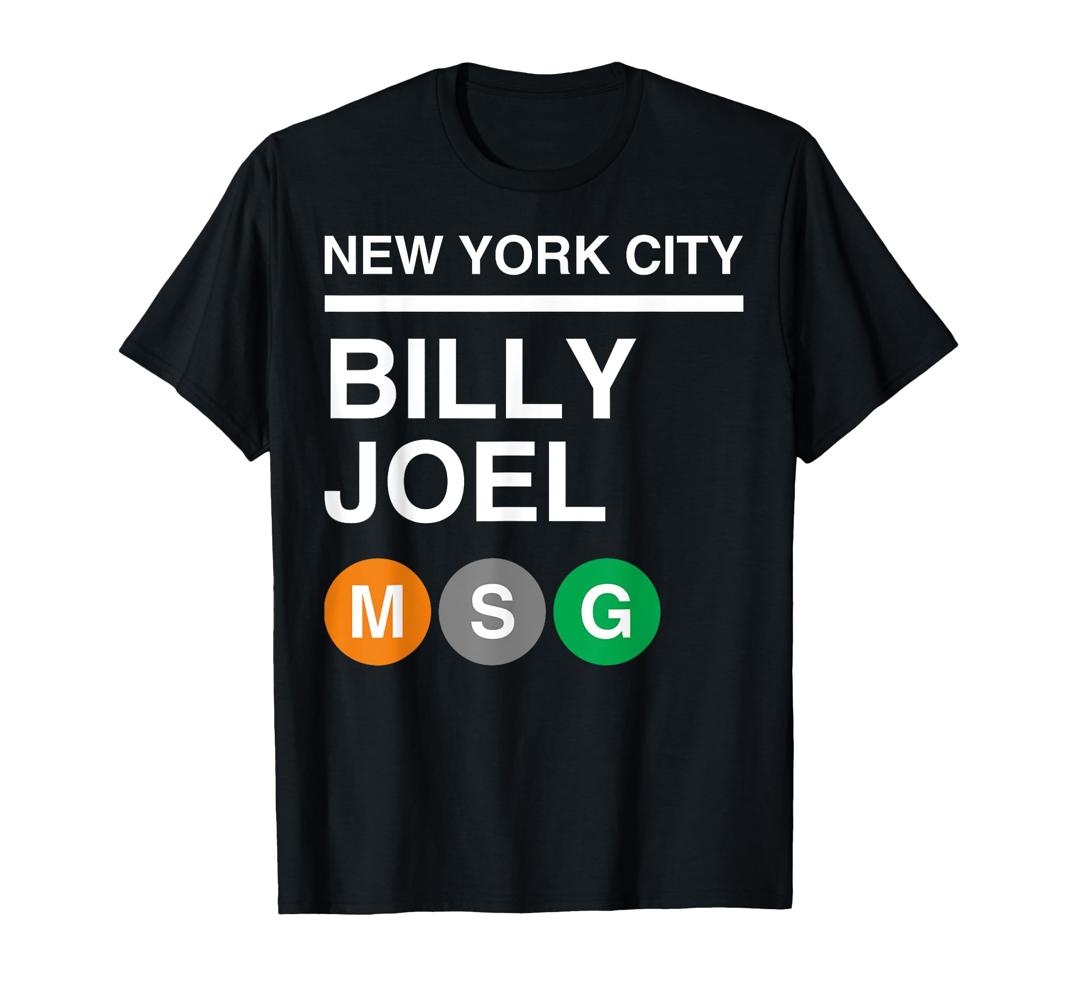ビリージョエル Tシャツ Amazon | ビリー・ジョエル - MSG 地下鉄 Tシャツ | Tシャツ