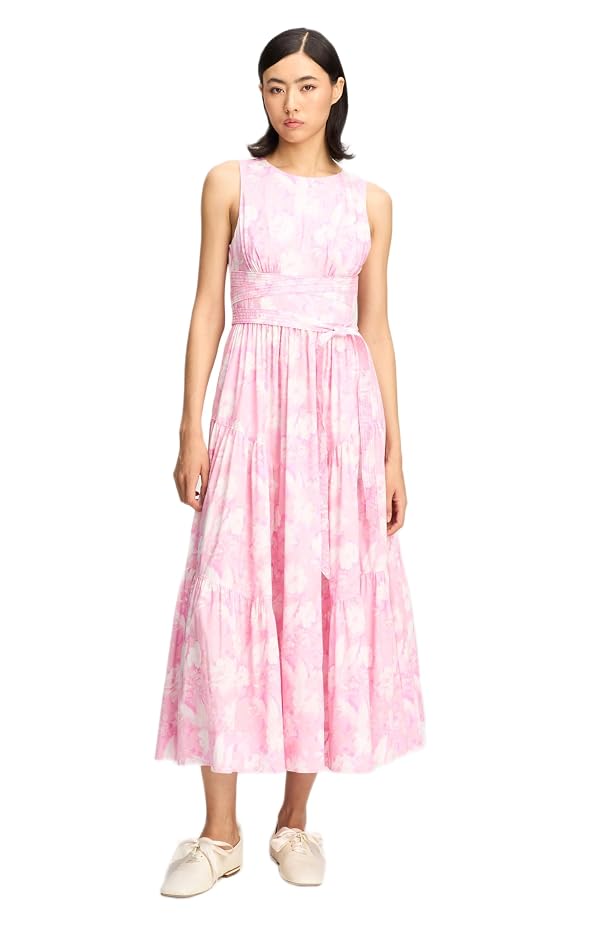 Cinq à Sept Women's Heirloom Petals Holt Dress, Rosewater Pink Multi, 6 by Cinq à Sept - Used condition - US$147.02