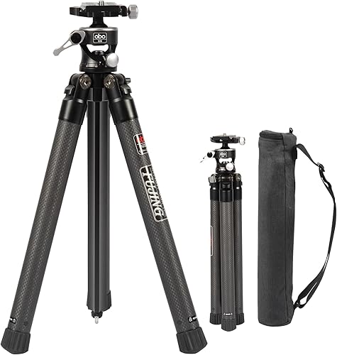 Trípode de fibra de carbono de viaje profesional ultraligero portátil, trípode de viaje ligero, teléfono de viaje portátil, video corto vlog