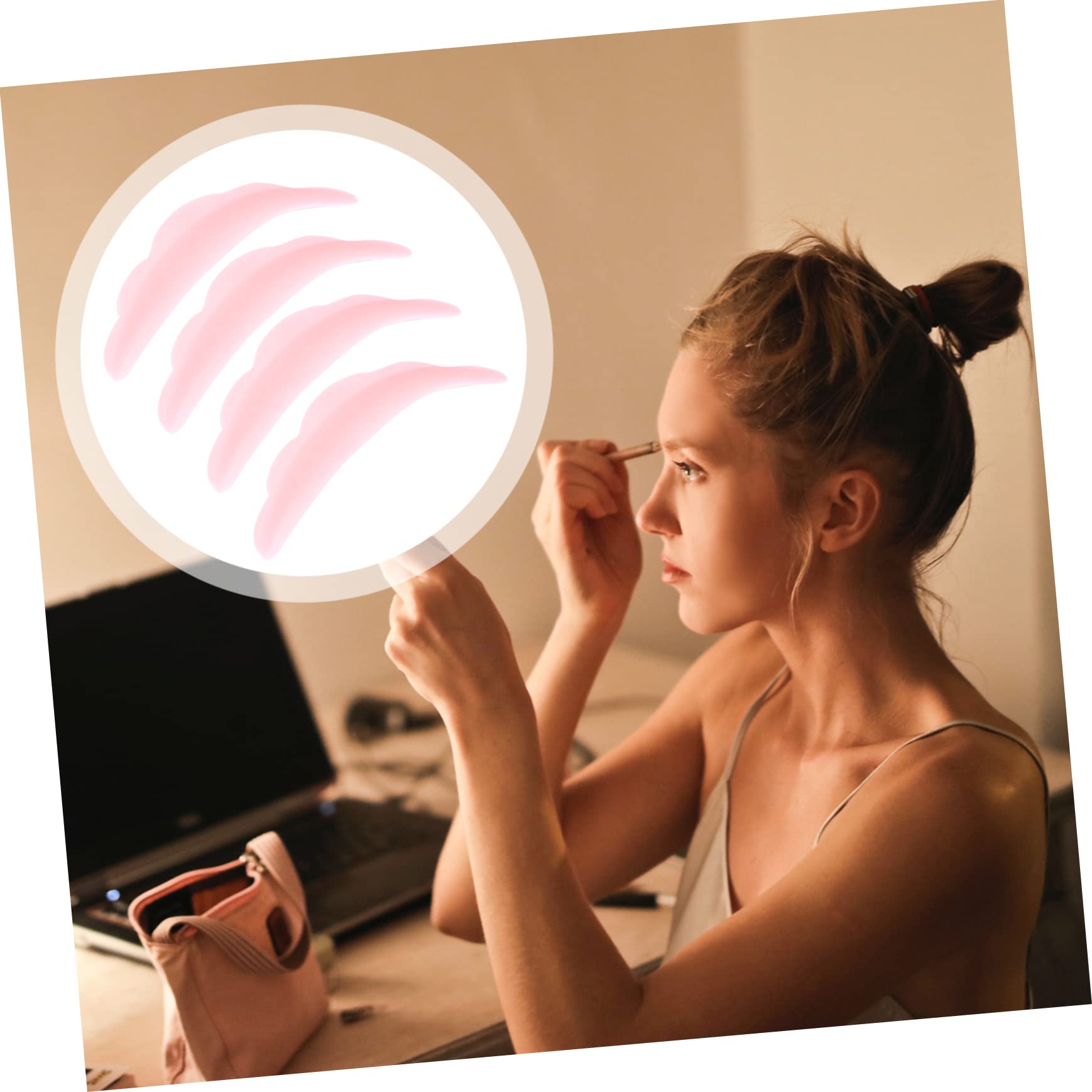 Baluue 60paia Eyelash Perming Pads Per Laminazione Gasket Compatibili Estensioni Per e Personale
