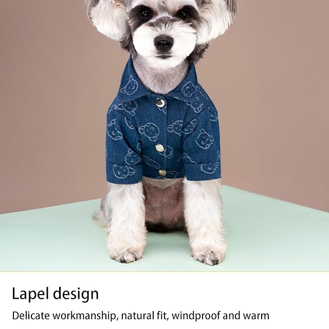 Foto 6 de 8 de Teksome Camiseta para Perros - Ropa Vaquera para Perros pequeños