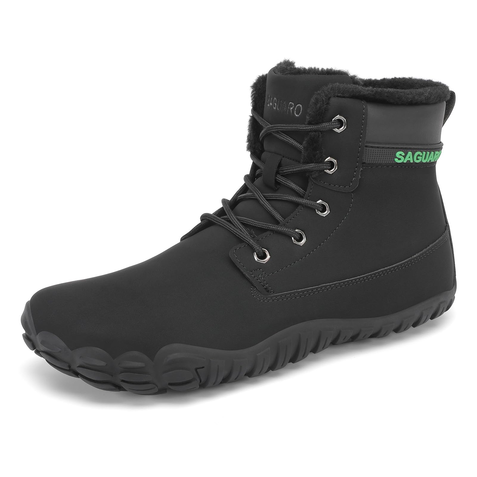 Adult Warm Barefoot Winter Boots, Wide Toe Box Hiking Boots