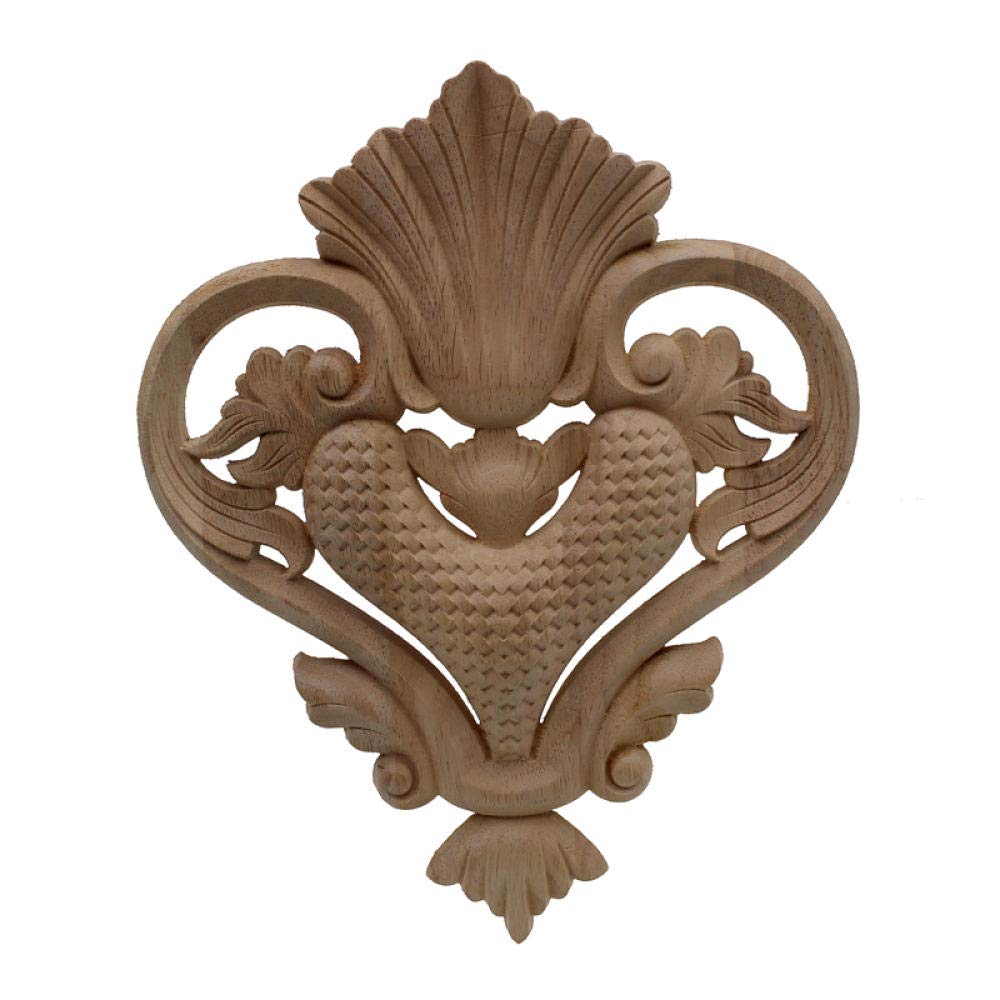 Applique en bois pour moulure de meuble et décoration murale chaleureuse de salon