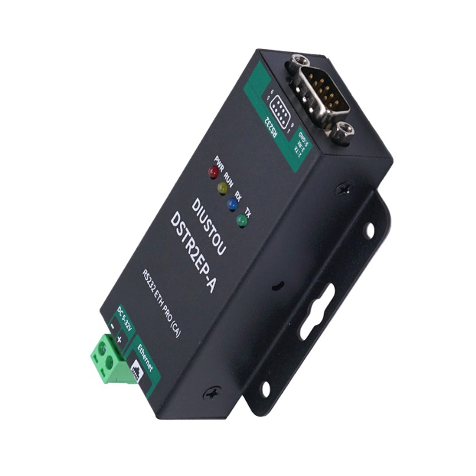 Server modulo Ethernet RS232 maschio a RJ45 RS485 a RJ45 per modulo Ethernet industriale