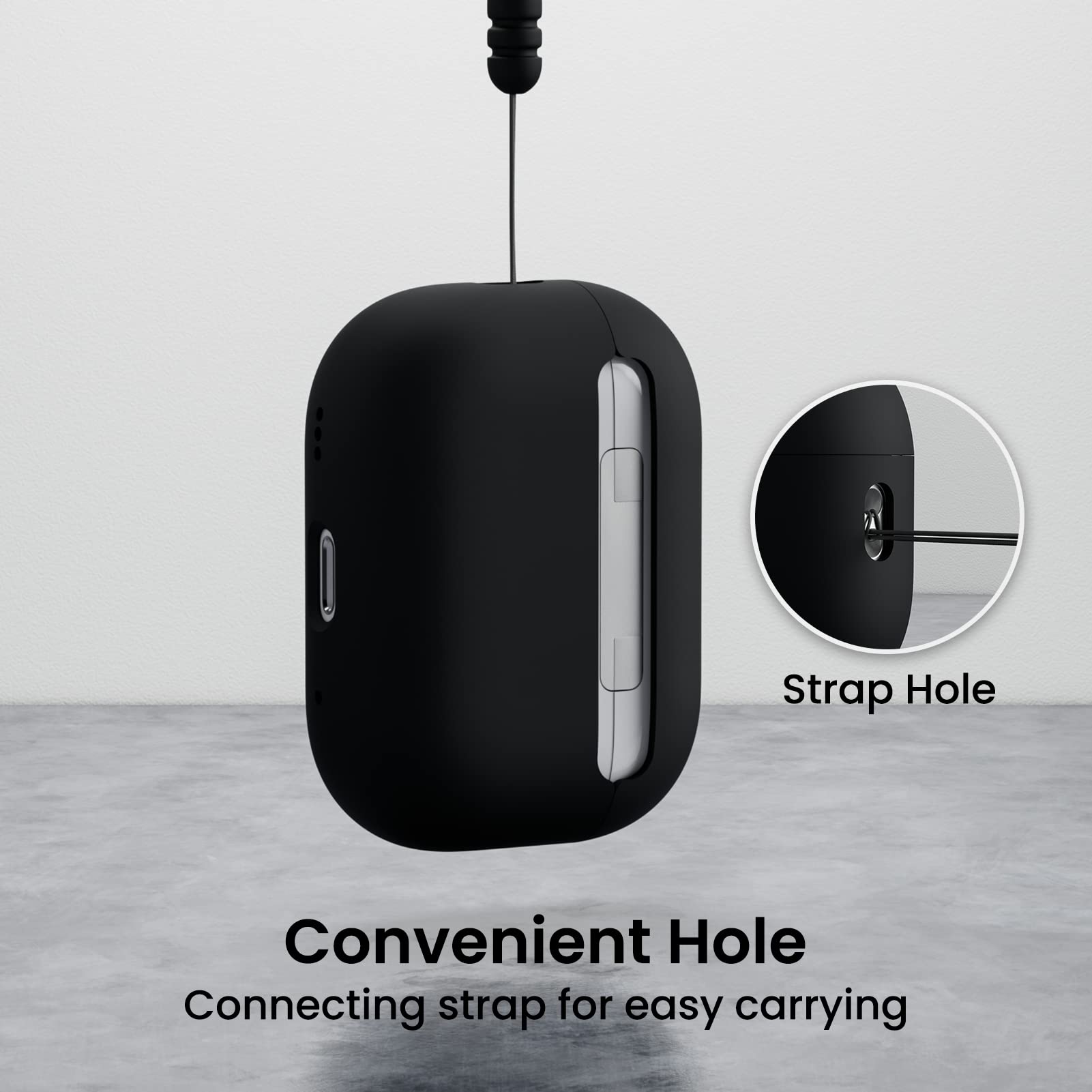 ORNARTO Coque AirPods Pro 2 (2022) en Silicone, Protection AirPods Pro 2ème Génération [avec ORNARTO Coque AirPods Pro 2 (2022) en Silicone, Protection AirPods Pro 2ème Génération [avec