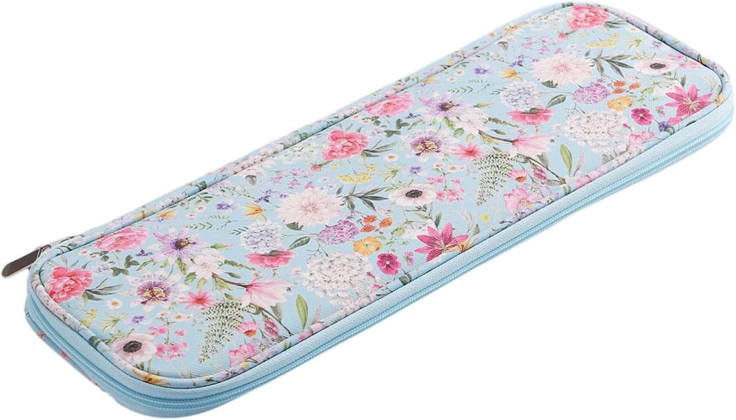 Crochet Hook Storage Bag, Portable Knitting Needle Case with Multiple Pockets, Durable 600D Oxford Cloth Organizer for Craft Supplies