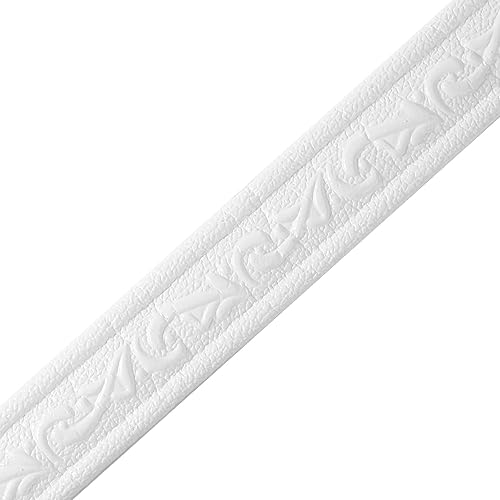 TaoBary Moldura de espuma flexible autoadhesiva con borde 3D, líneas decorativas de pared adhesivas para despegar y pegar, para el hogar, oficina,