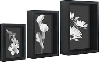 Americanflat Set of 3 Picture Frames - Includes 4x6, 5x7, 6x8 Frames - B...