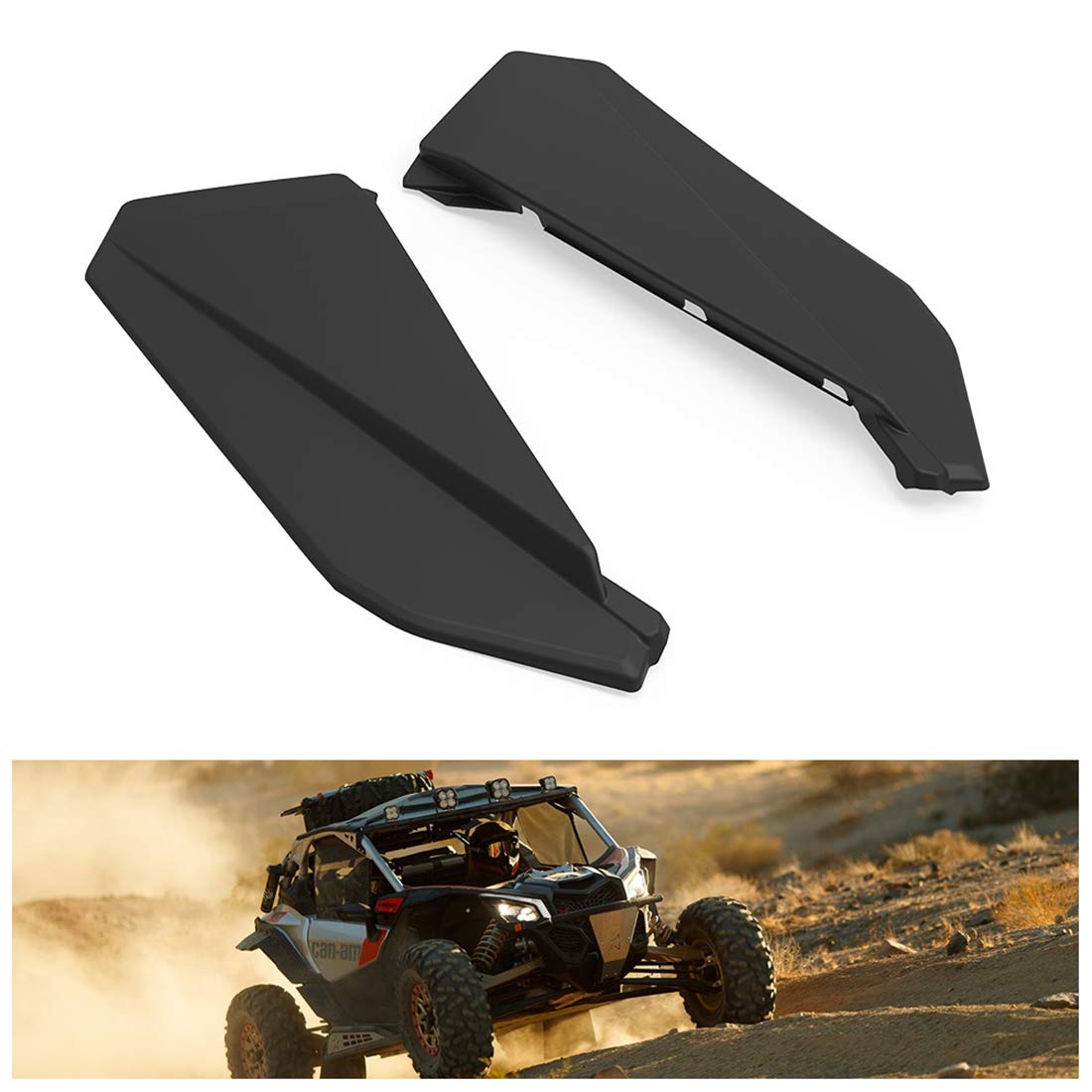 Kiwi MasterLower Doors Compatible for 2017-2024 Can-Am Maverick X3 Accessories OEM Style Half Door Inserts Panels 715002903