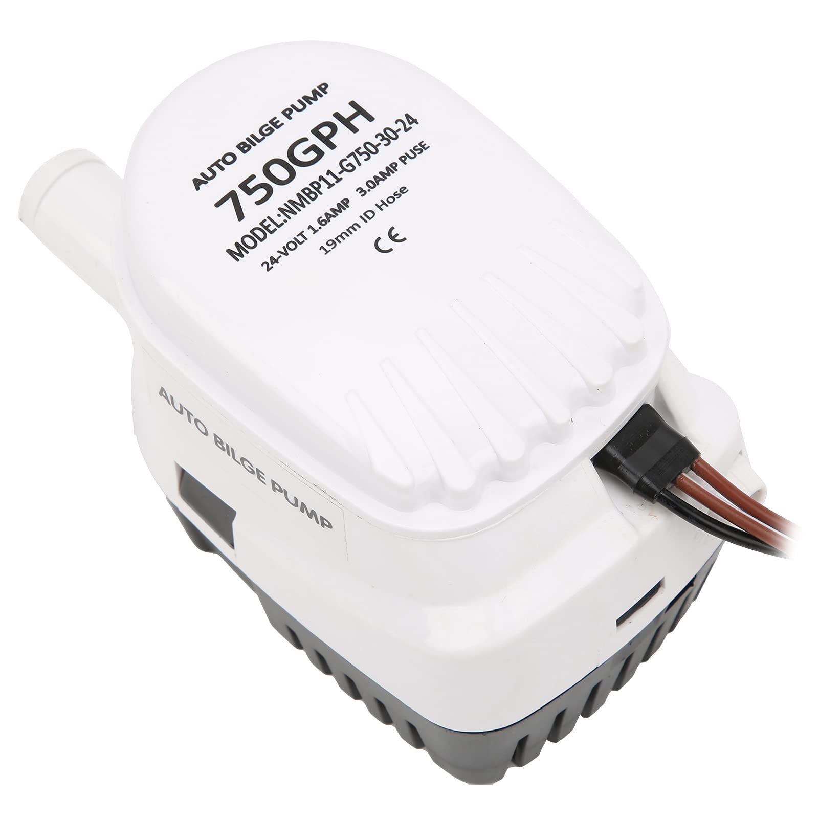 24V 750GPH Automatic Submersible Bilge Pump
