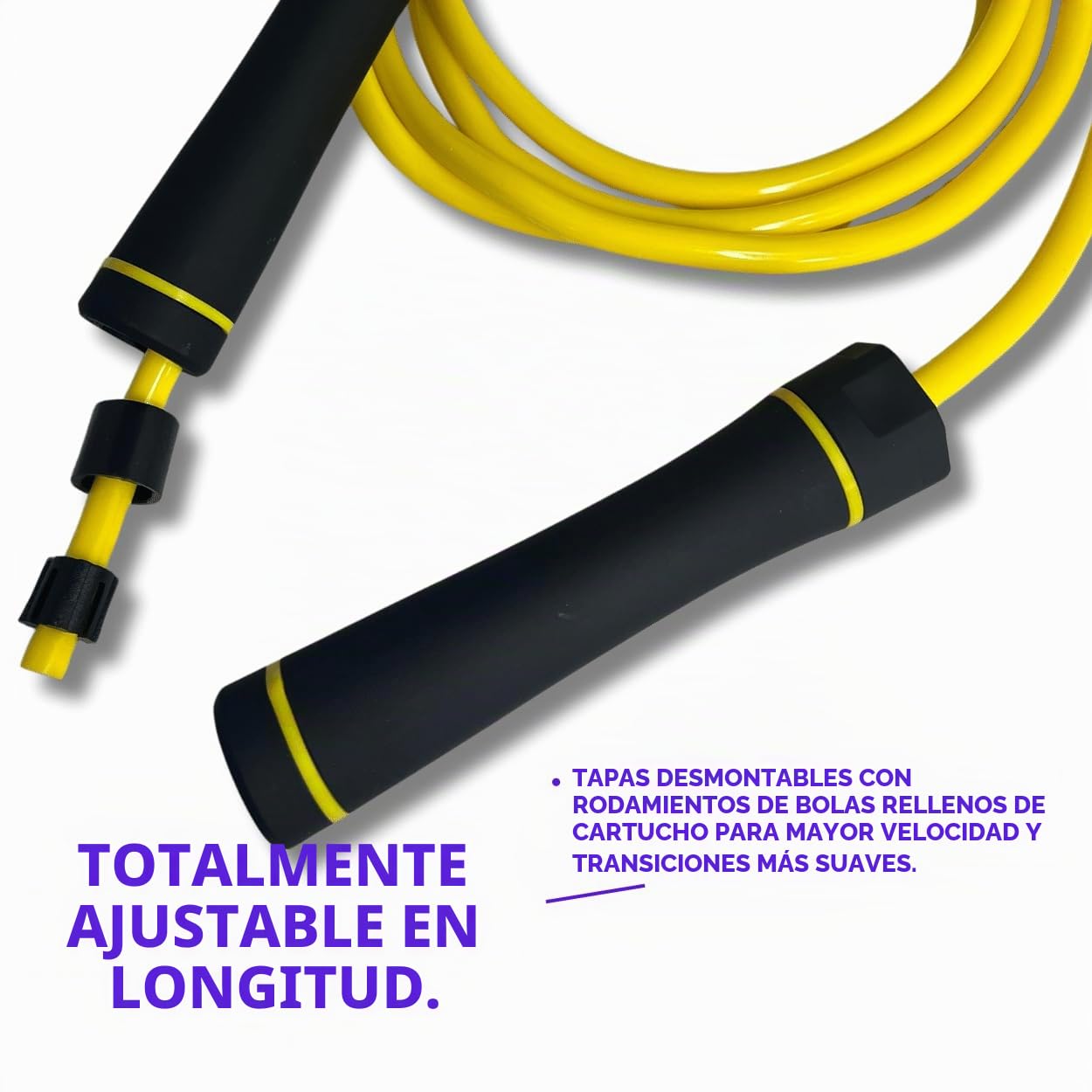 Elevate Rope Comba Lastrada 10mm 0,5kg - Cuerda de Saltar Fuerza Crossfit