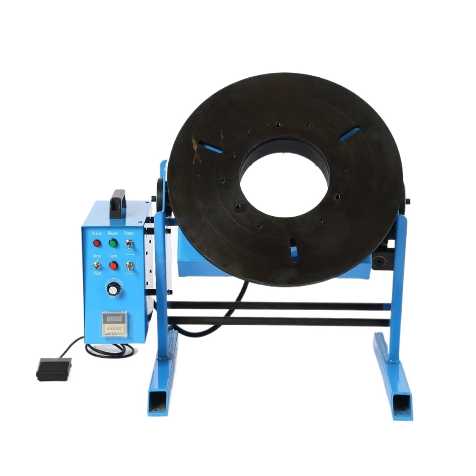 Welding Positioner 100KG Rotary Table Center Holes Without Chuck Smooth Rotation(Center hole 45mm)