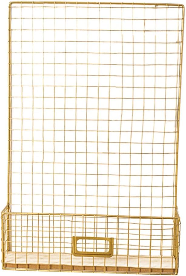 Nordic Style Iron Wall Hanging Rack Postcard Clip for Pictures and Storage Decor for Living Room Bedroom Cafe and Office